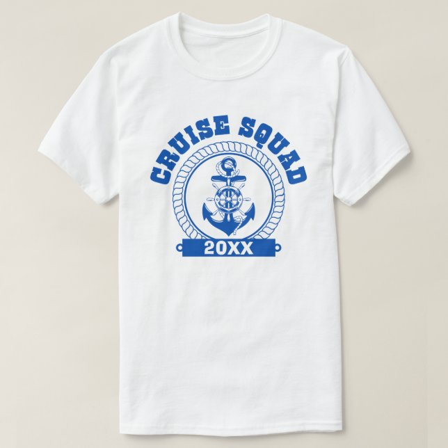 Cruise Crew Family Cruise VacationCruise Squad T Shirt (Design framsida)