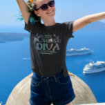 Cruise Diva Sayed Cruising T Shirt<br><div class="desc">Den här designen kan vara personlig i det område som tillhandahålls genom att ändra fotot och/eller text. Du kan också anpassa den genom att klicka på Anpassa den här mallen och sedan välja klicka för att anpassa ytterligare alternativ och ta bort eller ändra färg i bakgrunden, lägga till text, ändra...</div>