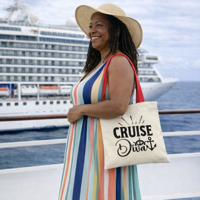 Cruise Diva Tygkasse (Fun cruise bag for the Cruise Diva. )