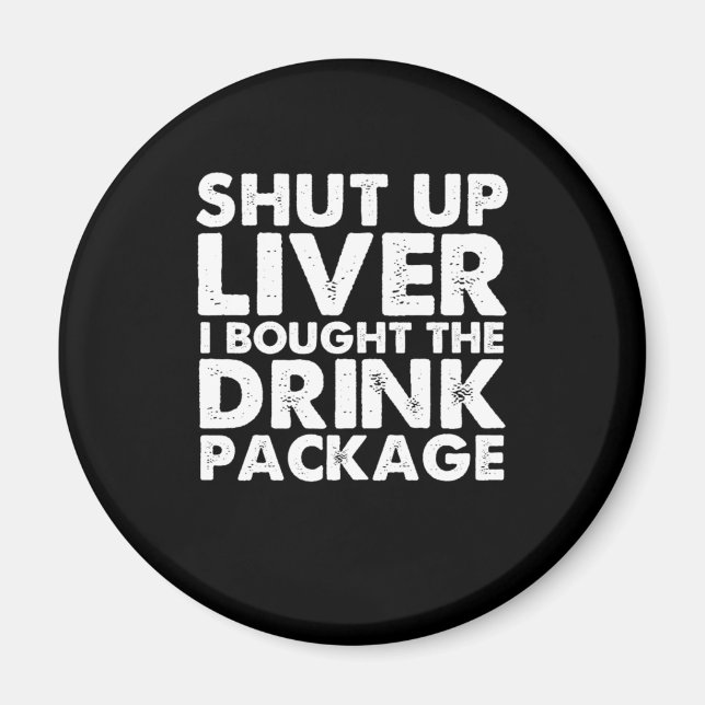 Cruise Drink Paket Cruise Frakt Cruising Vacation Magnet (Framsidan)