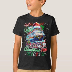 Cruise Familjen Aw Fartyg Det Är En Julkryssning R T Shirt