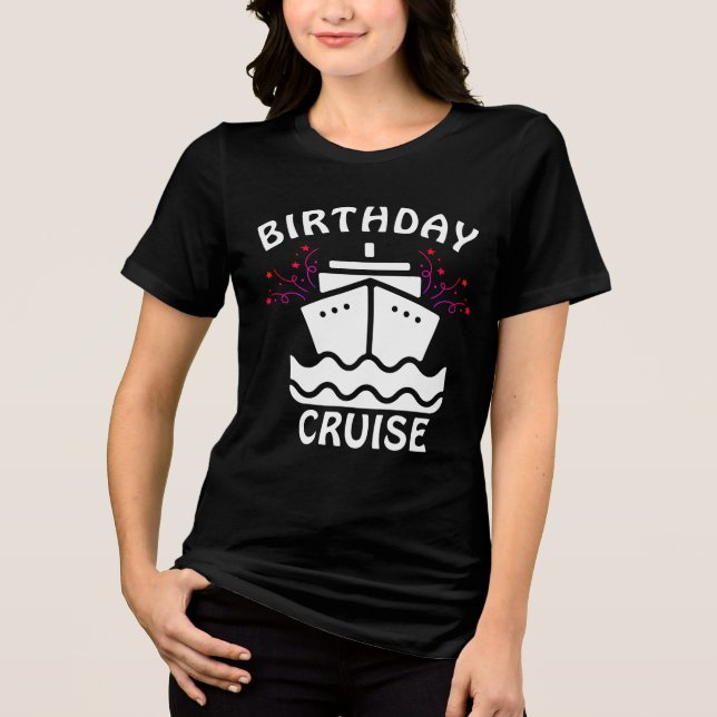 Cruise Firande, födelsedag T Shirt (Framsida)