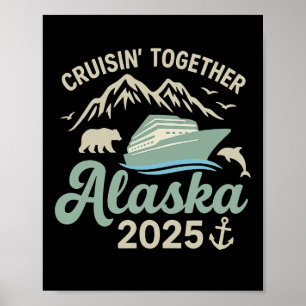 Cruise Frakt Alaska 2025 Alaska V Poster