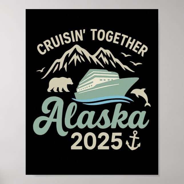 Cruise Frakt Alaska 2025 Alaska V Poster (Framsidan)