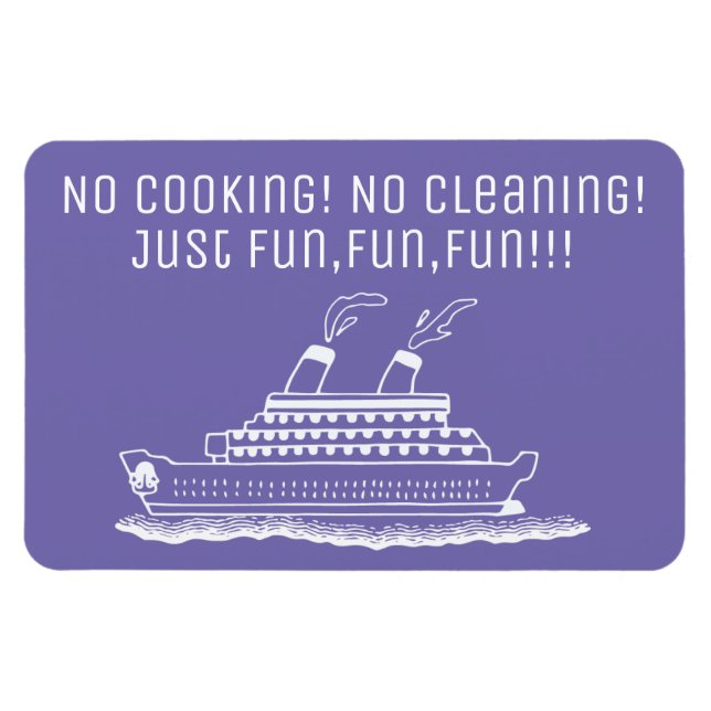 Cruise Frakt Cabin Stateroom Door Marker Funny Magnet (Horisontell)