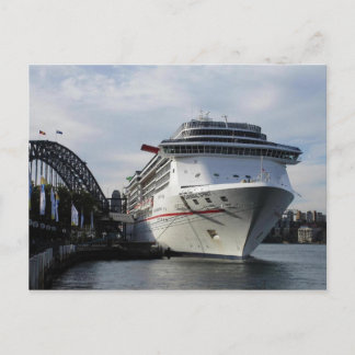 Cruise Frakt Carnival Spirit i Sydney Postcard Vykort