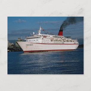 Cruise frakt "Cunard Princess" Vykort