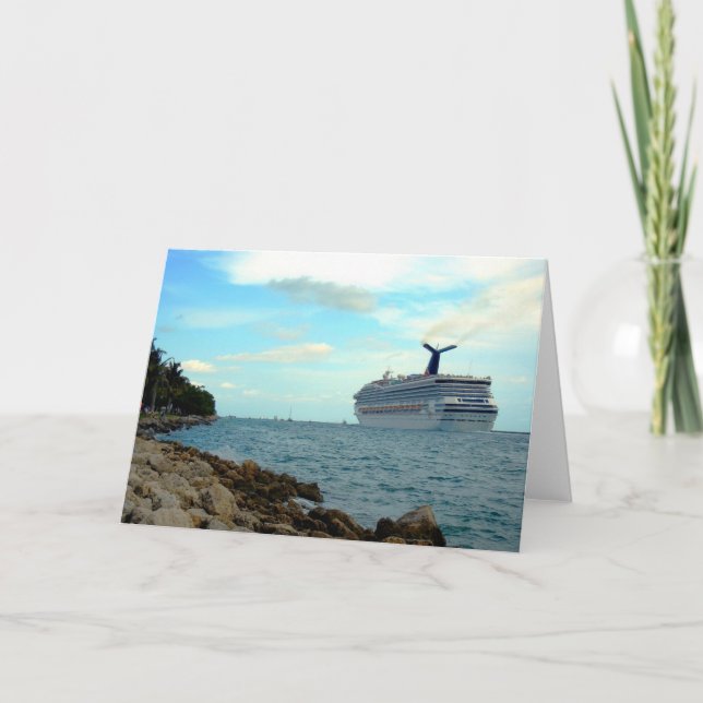 ~Cruise Frakt~ GREETING CARD, CUSTOMIZE Kort (Framsida)