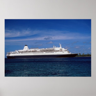 Cruise frakt, Nassau, Bahamas Poster