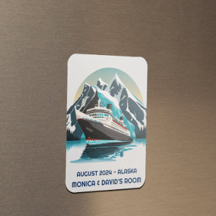 Cruise Frakt Ocean Alaska-berg Magnet