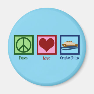 Cruise Frakt Peace Kärlek Cruises Magnet
