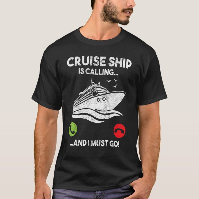 Cruise Frakt ringer och jag måste gå till Cruisin T Shirt (Framsida)