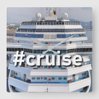 Cruise frakt Watch Fyrkantig Klocka