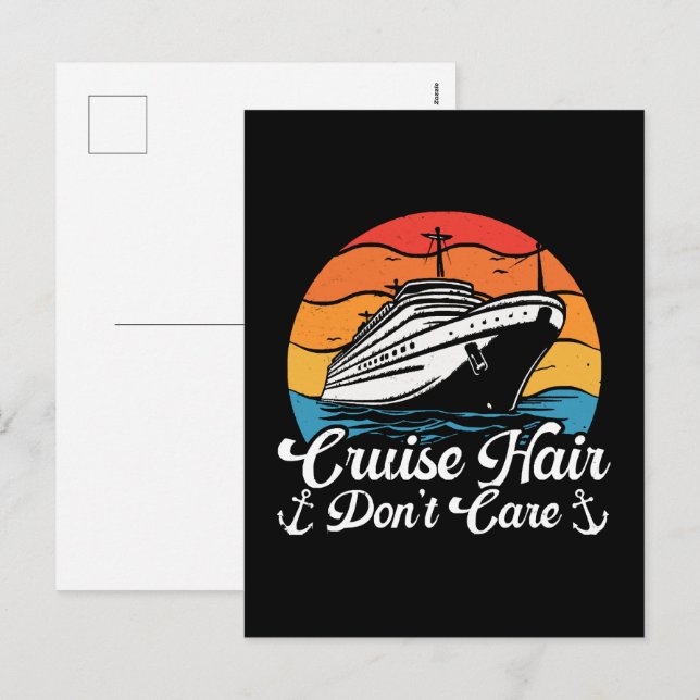 Cruise Hår Spelar Ingen Roll Helg Vykort (Fram/baksida)