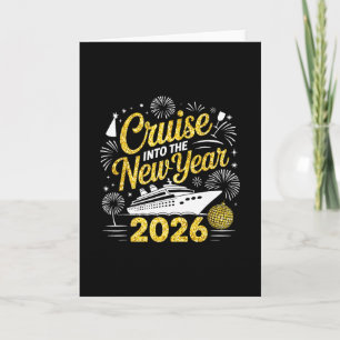Cruise in i 2026 Nyårsfirande Semester Matchande F Kort