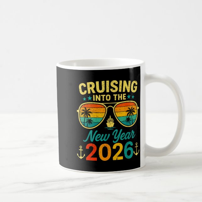 Cruise Into New Year 2026 Bringing New Year Togeth Kaffemugg (Höger)