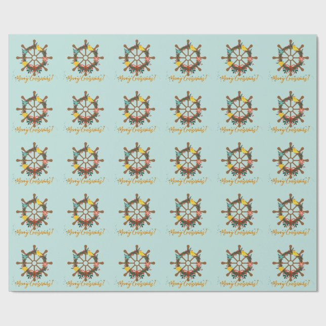 Cruise jul Sjöfart Presentpapper (Platt)