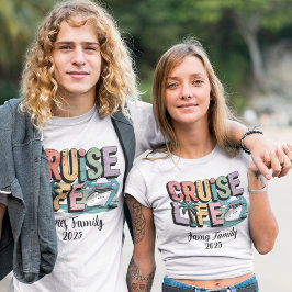 Cruise Life-Anpassningsbar - Family Summer Reunion T Shirt