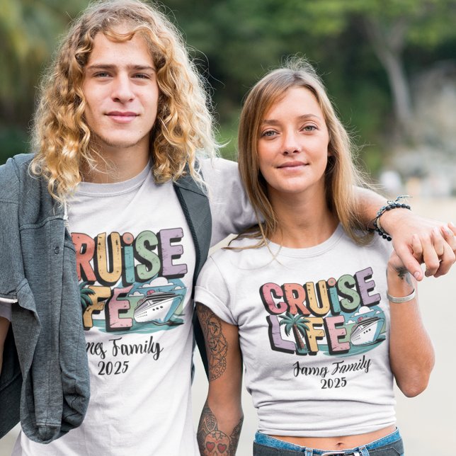 Cruise Life-Anpassningsbar - Family Summer Reunion T Shirt (Skapare uppladdad)