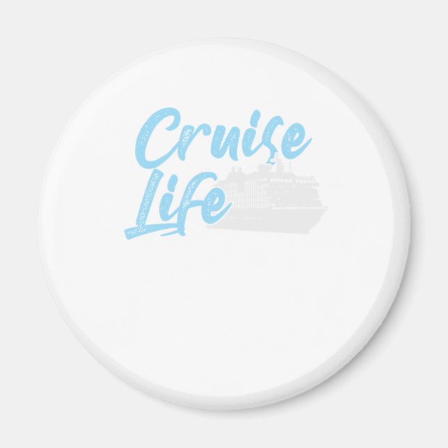 Cruise Life Cruise Frakt Cruisinmg Vacation Anchor Magnet (Framsidan)
