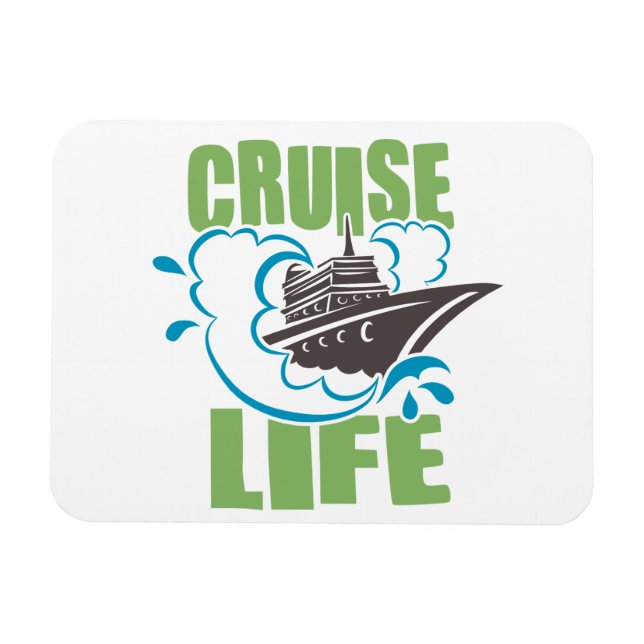Cruise Life Frakt Stateroom Door Cabin Magnet (Horisontell)