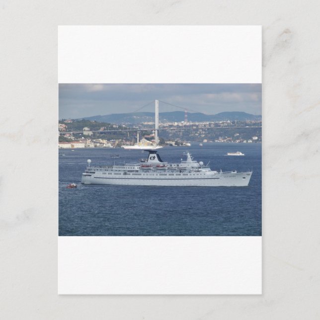 Cruise Liner Ocean Monarch Vykort (Framsida)