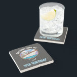 Cruise Lover Cruising Into My 70th Birthday Stenunderlägg<br><div class="desc">Cruise Lover Cruising Into My 70th Birthday</div>