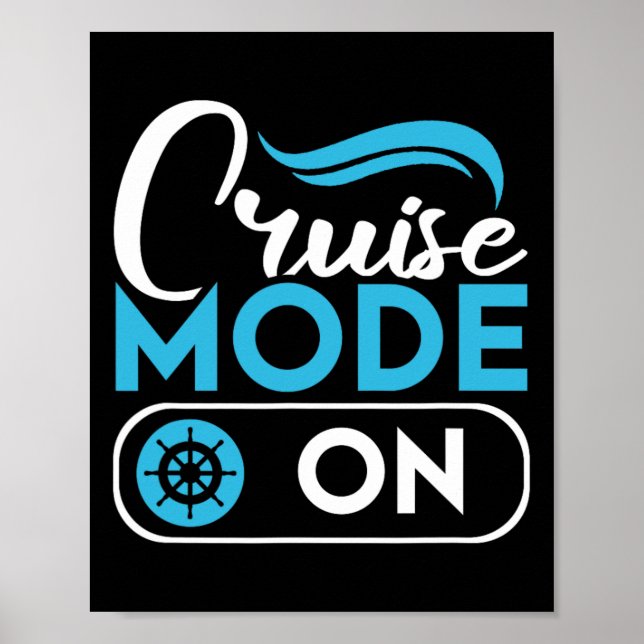 Cruise Mode On Ferry Ship Cruising Cruise Trip  Poster (Framsidan)