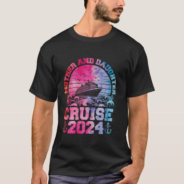 Cruise Mor Dotter Resa 2024 Funny Mamma Daughte T Shirt (Framsida)