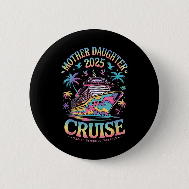 Cruise Mor Dotter Resa 2025 Rolig Mamma Dotter Knapp (Framsida)