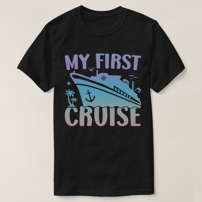 Cruise My First Cruise 2025 Family Vacation Cruise T Shirt (Design framsida)