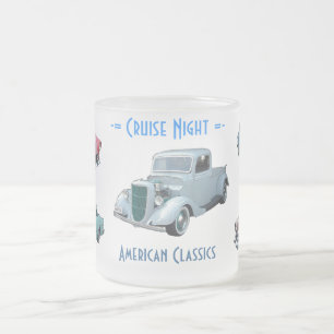 CRUISE NIGHT mugg (frostat glas)