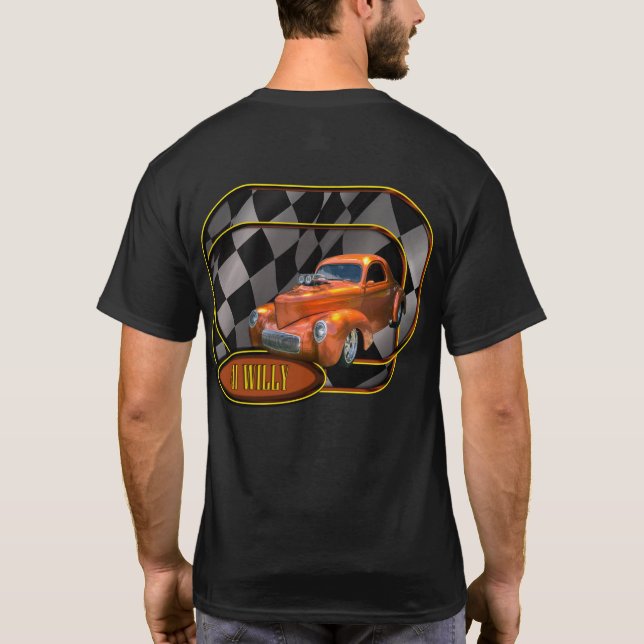 Cruise Nights USA/41 Willys  T Shirt (Baksida)