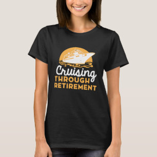 Cruise Pension Manar Women Cruising Frakt Vacation T Shirt