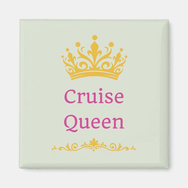 Cruise Queen Door Magnet (Framsidan)