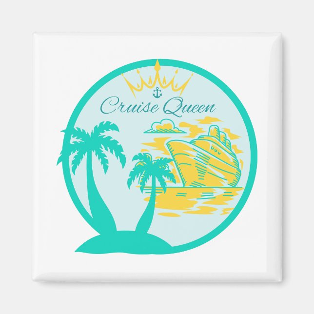 Cruise Queen Dörr Magnet (Framsidan)