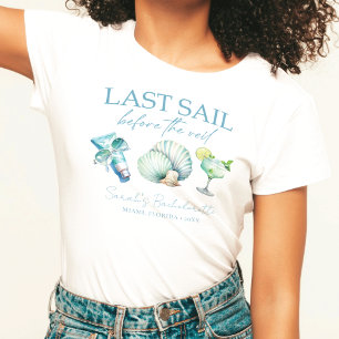 Cruise Sängkammarbrud Anpassad Brudens Besättning T Shirt