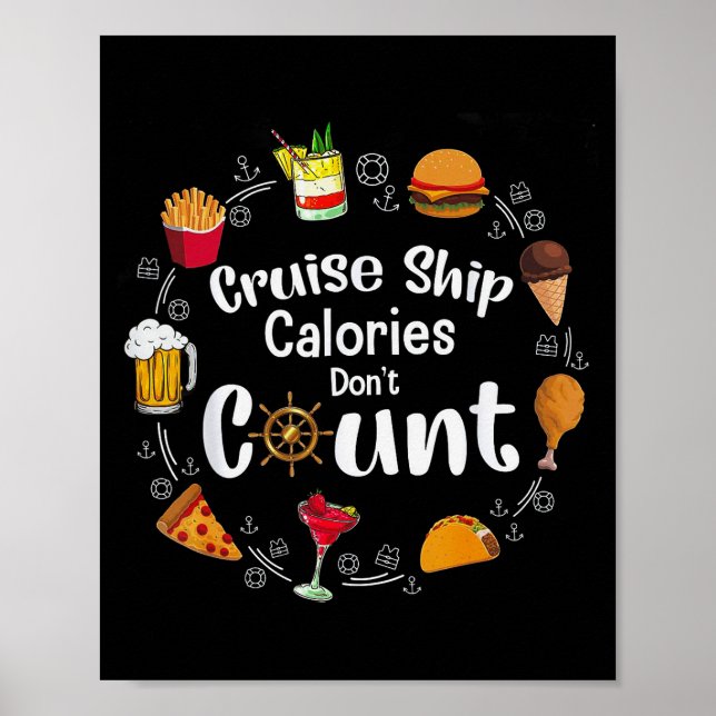 Cruise Ship Calories Don't Count  Poster (Framsidan)
