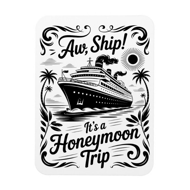 Cruise Ship Decor Stateroom Magnet (Vertikal)