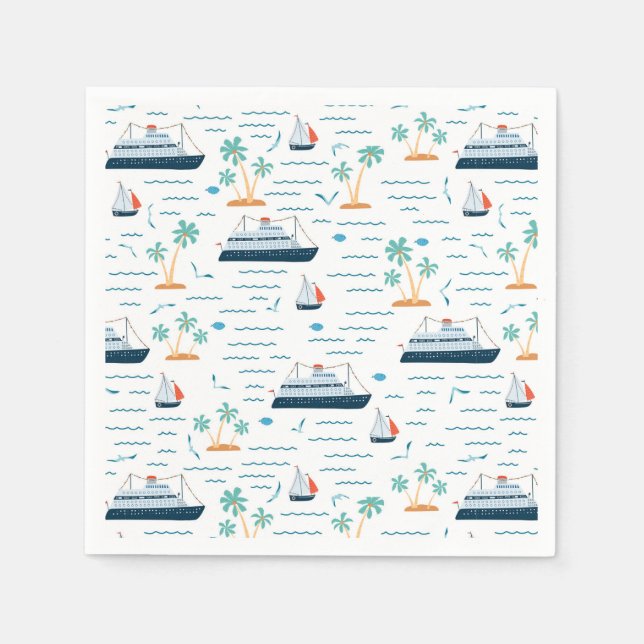 Cruise Ship Paper Pappersservett (Framsidan)