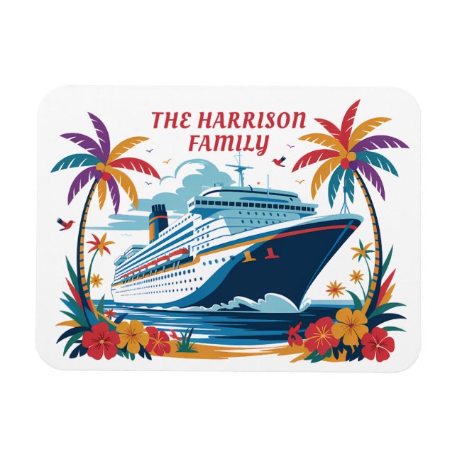 Cruise Ship Stateroom Magnet (Horisontell)