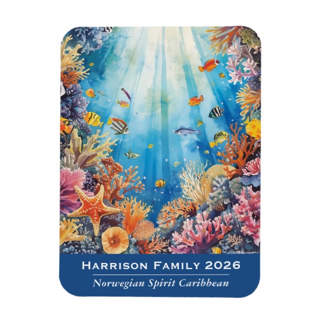 Cruise Ship Stateroom Magnet (Vertikal)