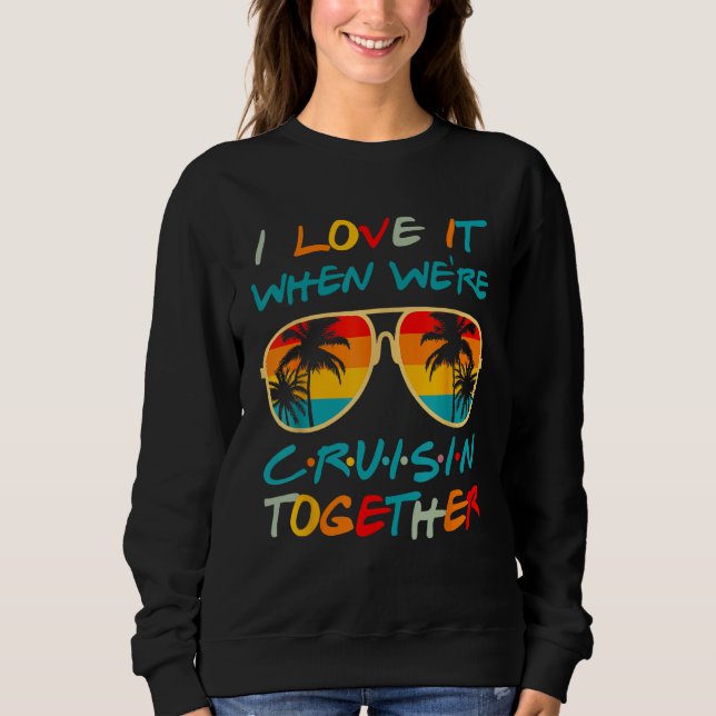 Cruise Ship Vacation Friends Buddies Couples Girl  T Shirt (Framsida)