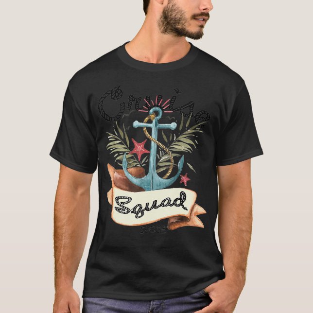 Cruise Squad 2019 Tshirt Family Cruise Trip T Shirt (Framsida)