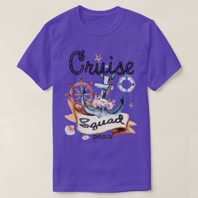 Cruise Squad 2022 Funny Family Matching Cruise Vac T Shirt (Design framsida)