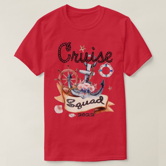 Cruise Squad 2022 Funny Family Matching Cruise Vac T Shirt (Design framsida)