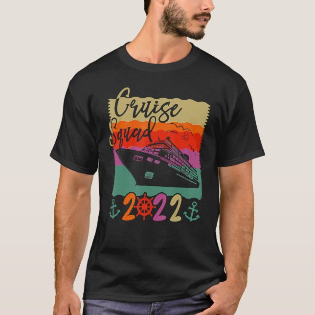 Cruise Squad 2022 Matching Family Group With Ancho T Shirt (Framsida)