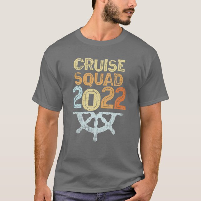 CRUISE SQUAD 2022 Sea Vacation Spring Break Ship T Shirt (Framsida)