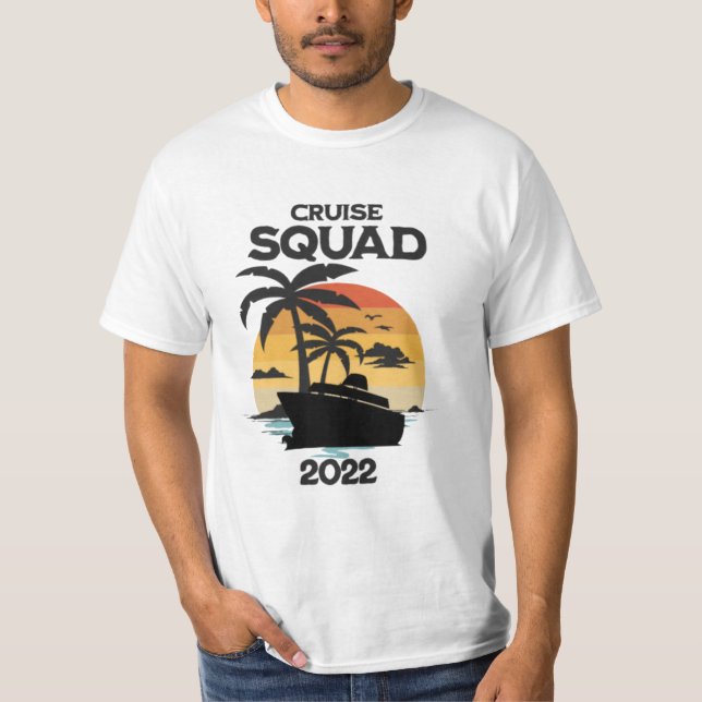 Cruise Squad 2024 Family Vacation Beach T Shirt (Framsida)