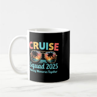 Cruise Squad 2025 Familje Semester Resa Sommar Mem Kaffemugg